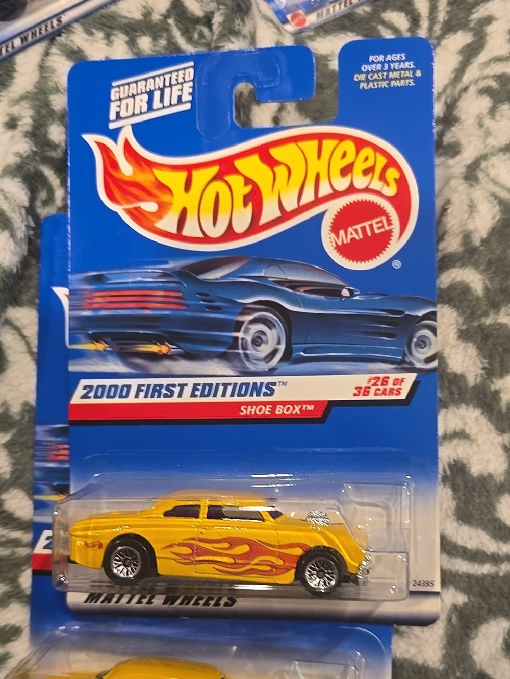 ❤️5/$25 Hot Wheels Shoe Box #086 HW '00 First Editions 26/36 Yellow